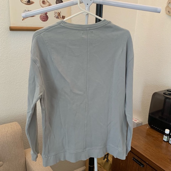 Zara Man gray sweater with pockets and side slit - Picture 4 of 4